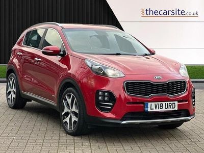 Used Kia Sportage GT-Line 177 HP (130 kW) 2018 Red SUV