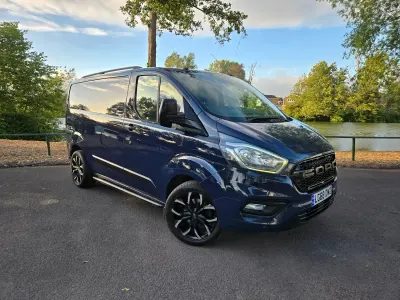 Used Ford Transit Custom Trend 130 HP (95 kW) 2018 Blue Van