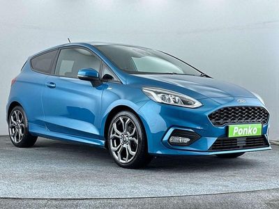 Used Ford Fiesta ST-Line 125 HP (91 kW) 2018 Blue Hatchback