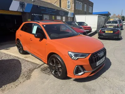 Used Audi Q3 S-Line 190 HP (139 kW) 2019 Orange SUV