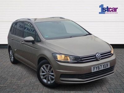 Beige Used 2017 VW Touran SE MPV | £10,589 (Fair price)