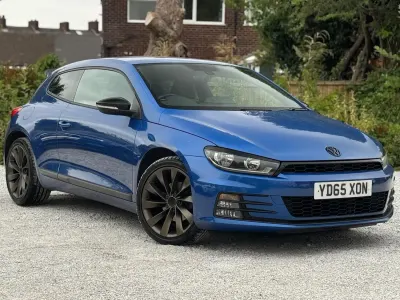 Used VW Scirocco GT 125 HP (91 kW) 2015 Blue Coupe