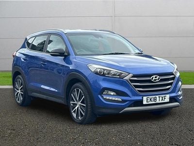 Usado Hyundai Tucson GO! 116 HP (85 kW) 2018 Azul SUV