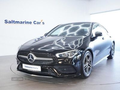 Used Mercedes CLA200 AMG line 163 HP (119 kW) 2019 Black Coupe