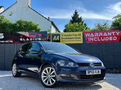 Used VW Golf VII GT 150 HP (110 kW) 2016 Blue Hatchback