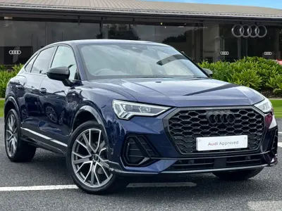 Used Audi Q3 Black Edition 150 HP (110 kW) 2025 Blue SUV