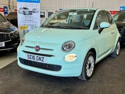 Używany Fiat 500 Pop Star 69 KM (50 kW) 2016 Zielony Hatchback