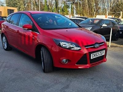 Red Used 2013 Ford Focus Zetec Hatchback | £3,495 (Fair price)
