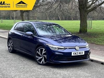 Blue Used 2021 VW Golf VII R-line Hatchback | £19,995 (Fair price)