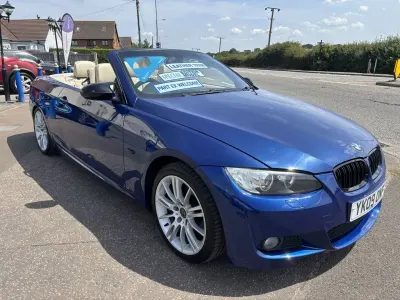 Used BMW 320 Cabriolet M Sport 170 HP (125 kW) 2009 Blue Cabriolet