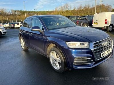 Blue Used 2017 Audi Q5 S-Line SUV | £16,750 (Fair price)