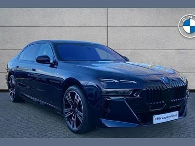 Blue Used 2023 BMW i7 M Sport Sedan | £68,943 (Fair price)