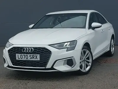 Used Audi A3 Sport 110 HP (80 kW) 2021 White Sedan