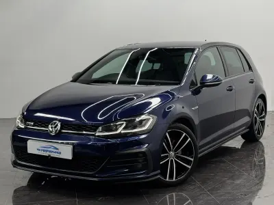 Second-hand VW Golf VII GTD 184 CP (135 kW) 2018 Albastru Hatchback