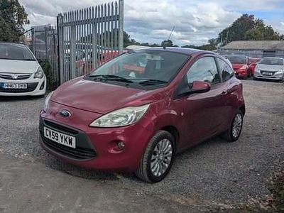 Used Ford Ka Zetec 69 HP (50 kW) 2010 Red Hatchback