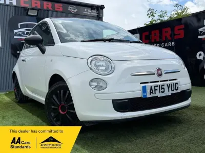 Used Fiat 500 Pop 2015 White Cabriolet