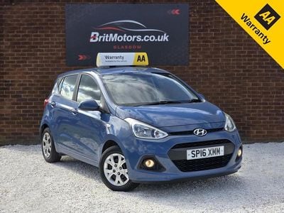 Usado Hyundai i10 SE 87 HP (63 kW) 2016 Azul Citadino
