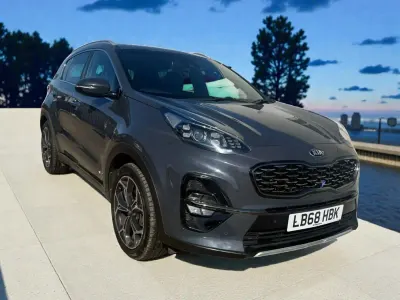 Begagnad Kia Sportage GT-Line 136 HK (100 kW) 2019 Grå SUV