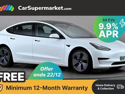White Used 2022 Tesla Model 3 RWD Sedan | £20,497 (Fair price)