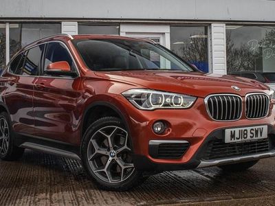Used BMW X1 xLine 192 HP (141 kW) 2018 Orange SUV