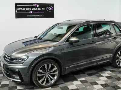 Begagnad VW Tiguan R-line 180 HK (132 kW) 2017 Grå SUV