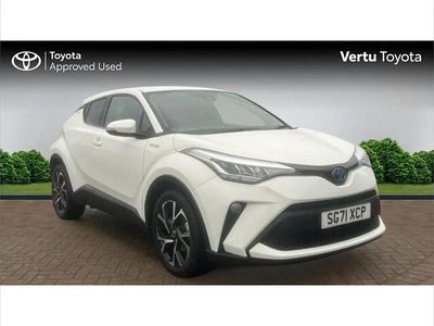 White Used 2021 Toyota C-HR Design SUV | £18,770 (Fair price)