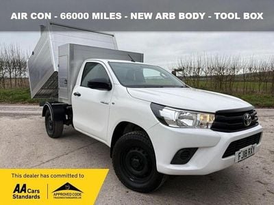 White Used 2018 Toyota HiLux Active Pickup | £20,990