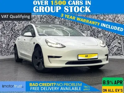 Used Tesla Model 3 254 kW (346 HP) 2021 White Sedan