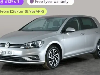 Used VW Golf VII Match 116 HP (85 kW) 2019 Silver Hatchback