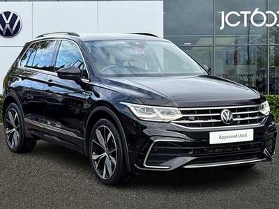 Black Used 2022 VW Tiguan R-line SUV | £26,797 (Fair price)