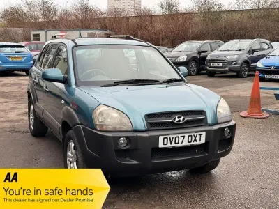 Used Hyundai Tucson 138 HP (101 kW) 2007 Blue SUV