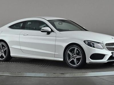 Used Mercedes C200 AMG line 184 HP (135 kW) 2017 White Coupe