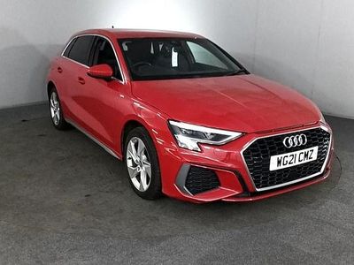 Used Audi A3 Sportback e-tron S-Line 2021 Red Hatchback