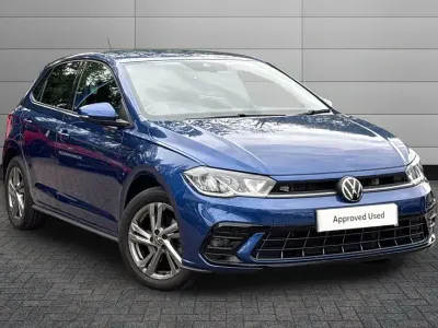 Used VW Polo R-line 110 HP (80 kW) 2023 Blue Hatchback