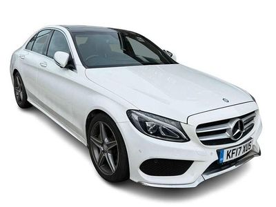 Used Mercedes C220 AMG Line Premium 170 HP (125 kW) 2017 White Sedan