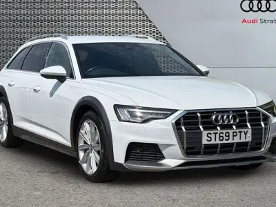 Used Audi A6 Allroad Sport 286 HP (210 kW) 2019 White Estate