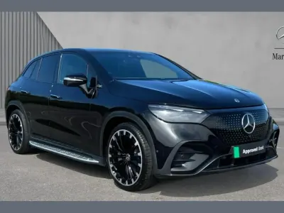 Used Mercedes EQE350 AMG line 214 kW (292 HP) 2025 Obsidian black metallic Sedan