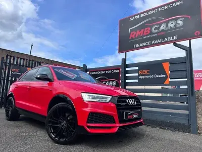 Used Audi Q3 Black Edition 150 HP (110 kW) 2018 Red SUV