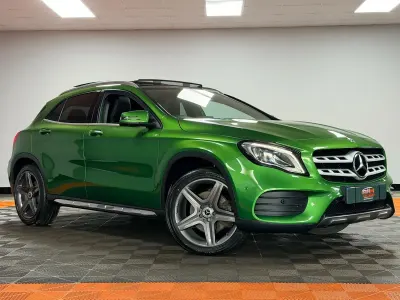 Used Mercedes GLA220 AMG line 177 HP (130 kW) 2017 Green SUV