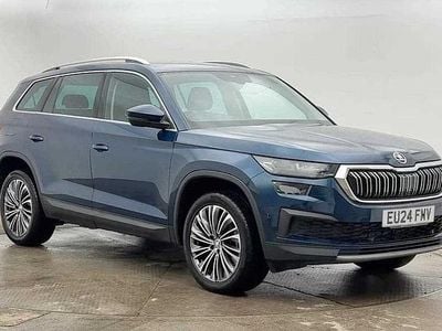 Used Skoda Kodiaq SE L Executive 110 HP (80 kW) 2024 Petrol blue metallic SUV
