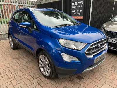 Used Ford Ecosport Titanium 125 HP (91 kW) 2018 Blue SUV