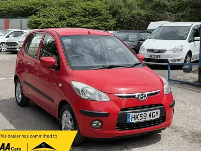 Used Hyundai i10 Comfort 77 HP (56 kW) 2009 Red Hatchback