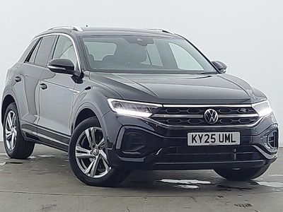 Black Used 2025 VW T-Roc R-line SUV | £26,498 (Fair price)