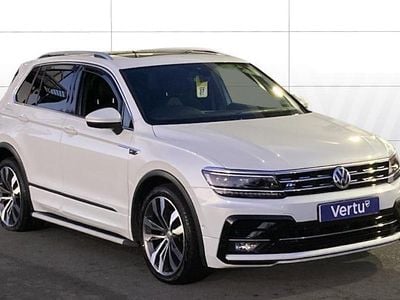 White Used 2019 VW Tiguan R-line SUV | £21,132 (Fair price)