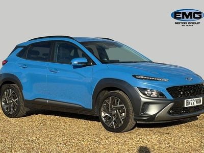 Blue Used 2022 Hyundai Kona Premium SUV | £16,390 (Fair price)