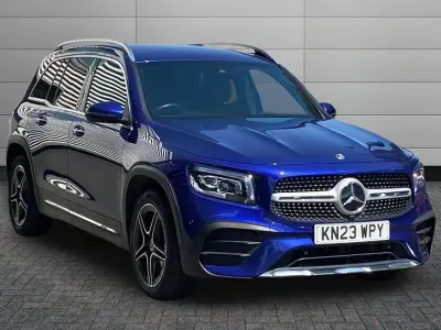 Used Mercedes GLB200 AMG line 161 HP (118 kW) 2023 Blue SUV