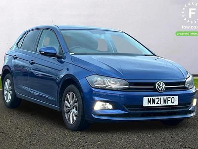 Used VW Polo Match 80 HP (58 kW) 2021 Blue Hatchback