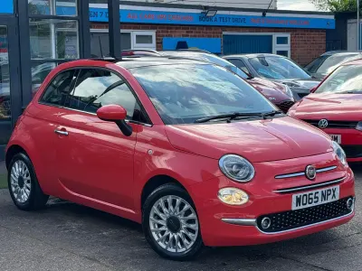 Used Fiat 500 Lounge 69 HP (50 kW) 2016 Pink Hatchback