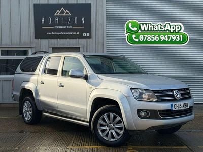 Silver Used 2015 VW Amarok Highline Pickup | £13,995 (Fair price)