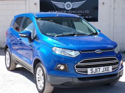 Used Ford Ecosport Zetec 95 HP (69 kW) 2017 Blue SUV